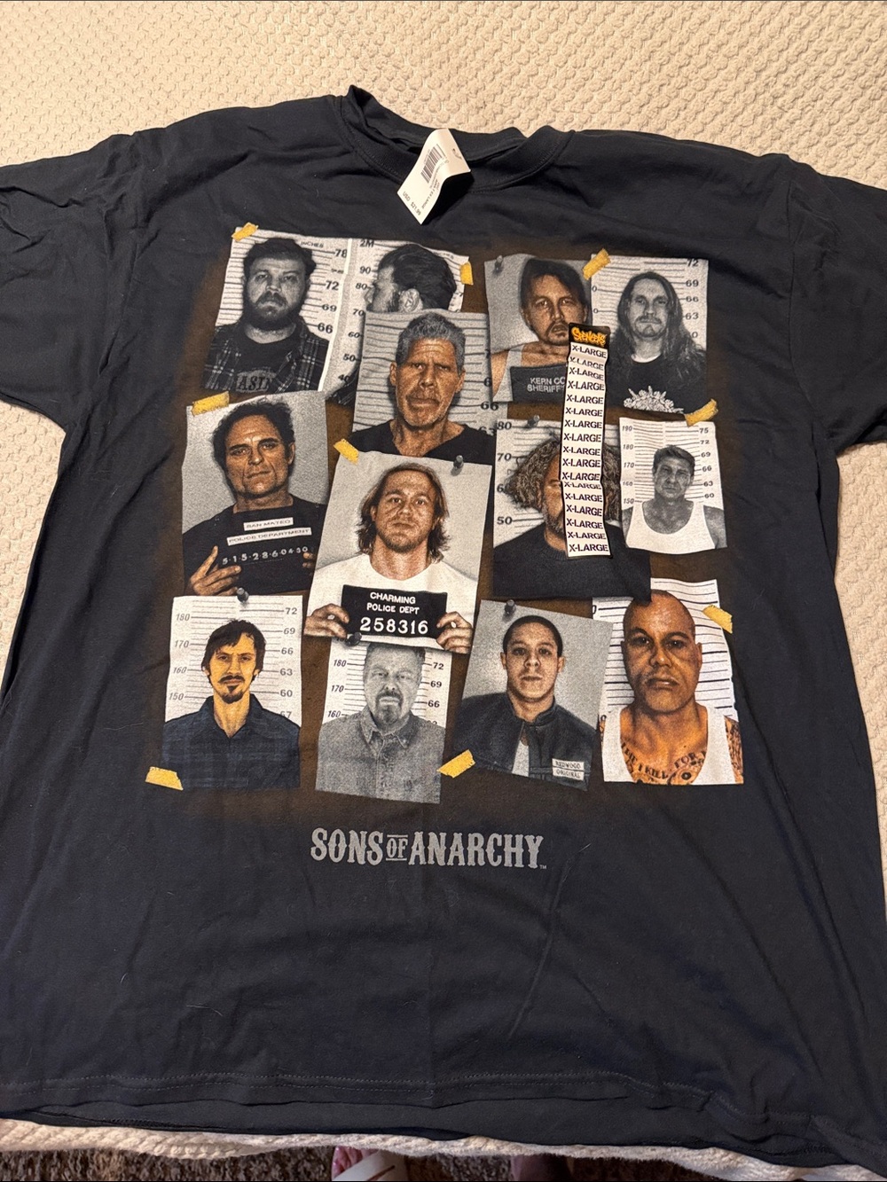 Sons on Anarchy Size XL Black Tshirt NWT